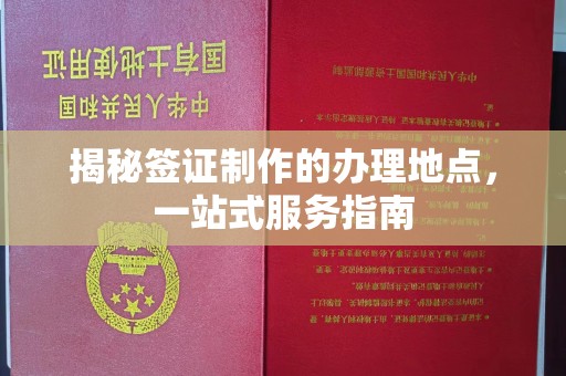 张店揭秘签证制作的办理地点，一站式服务指南